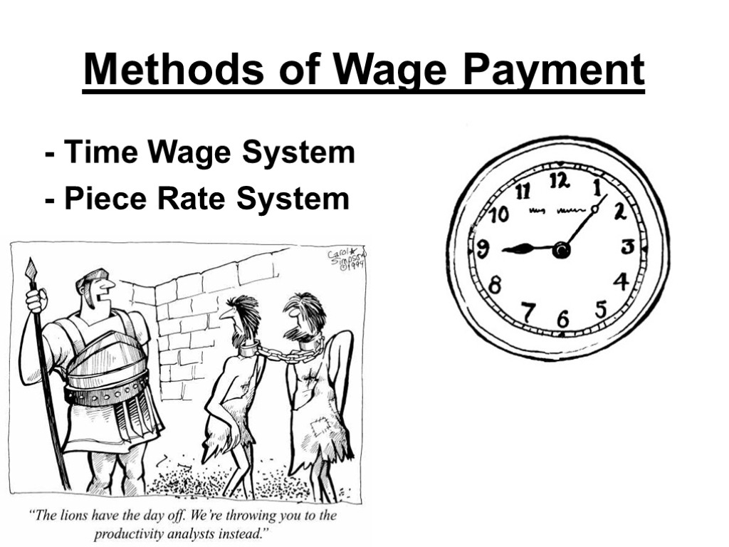 Wages And Salaries Of Employees Of An Enterprise